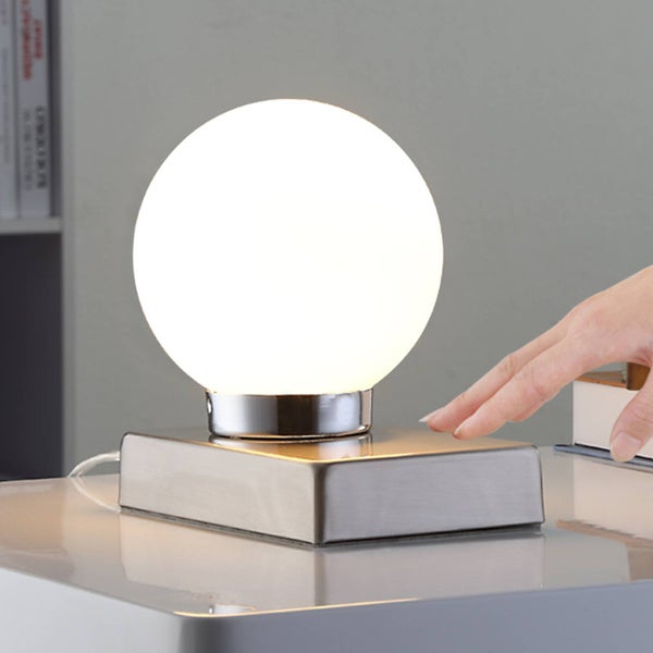 Lindby Tischlampe Naomi (Modern) in Weiß aus Metall (1 flammig, E14) - Tischleuchte Schreibtischlampe Nachttischlampe Schlafzimmerleuchte