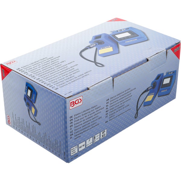 Verpackung einer elektronischen Lötkolben Station