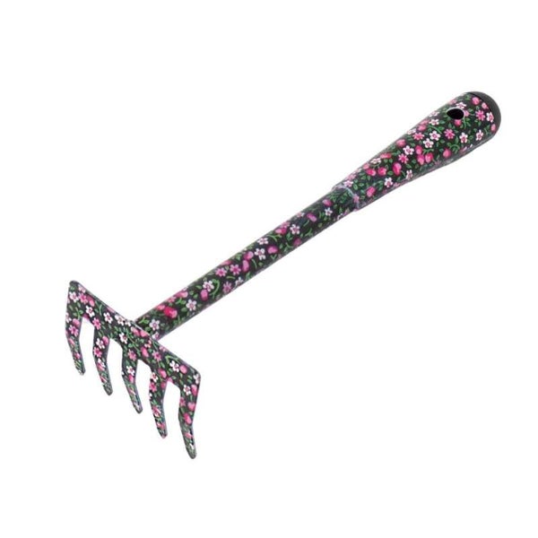 Handrechen mit Blumenmotiv