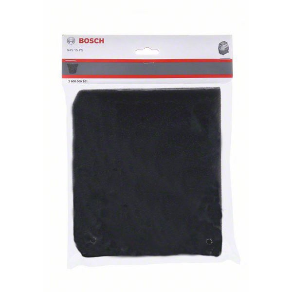 Bosch Logo. Filter für Staubsauger in Verpackung.