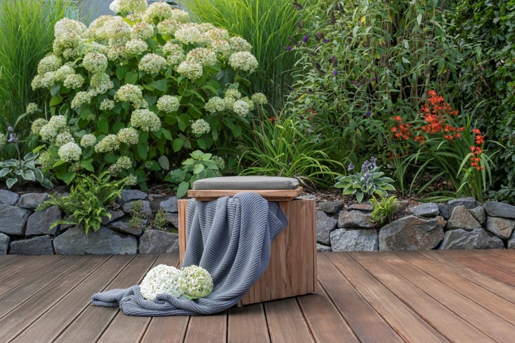 Teakbox/Hocker Oxford