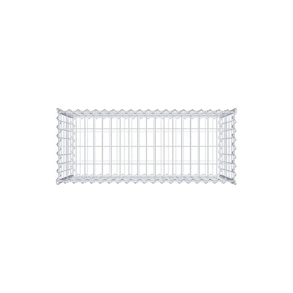 Gabione 100 cm x 60 cm x 40 cm (L x H x T), Maschenweite 5 cm x 10 cm, Spirale