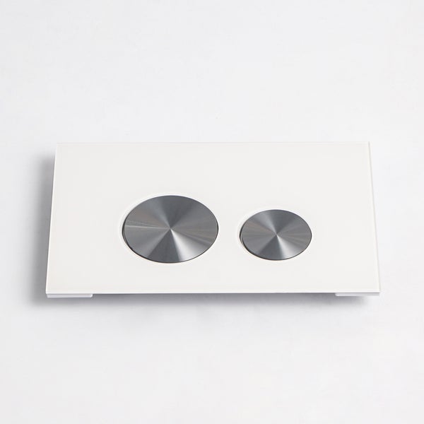 Betätigungsplatte mit zwei Tasten zur Toilettenspülung