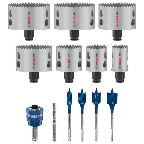 Bosch PRO Multi Material PC Plus Hole Saw Set 13 pcs - 2608594433