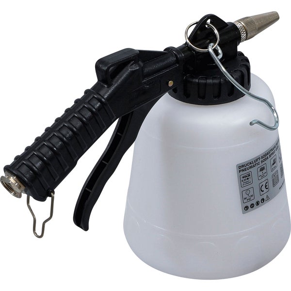 Druckluftpistole mit Behälter für Reinigungsarbeiten