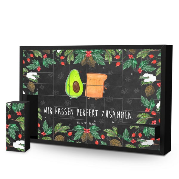 Mr. & Mrs. Panda Befüllbarer Adventskalender Avocado Toast - Schwarz