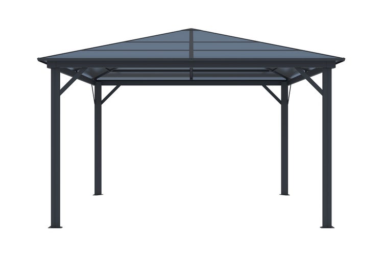 Aluminium Pavillon GRACE 350S350 Anthrazitgrau