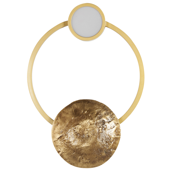 Wandleuchte mit kreisförmigem Design und LED-Beleuchtung