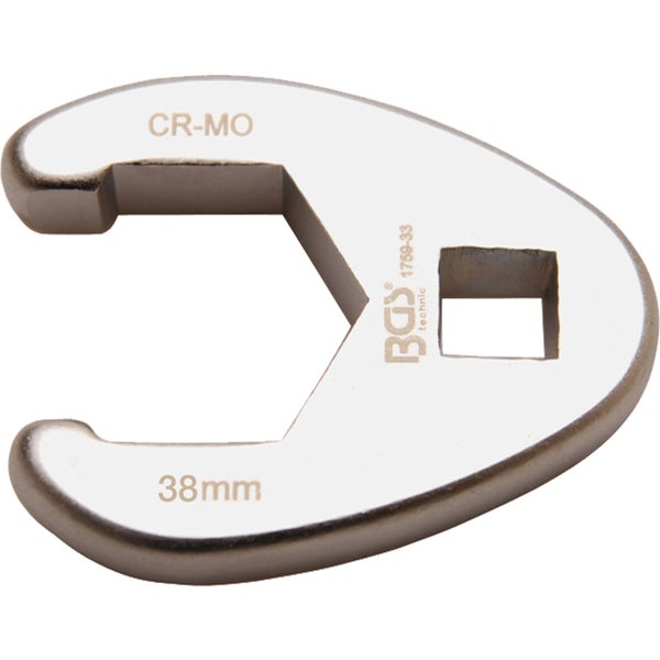 BGS Hahnenfußschlüssel Antrieb Innenvierkant 20 mm (3/4) SW 38 mm - 1759-38