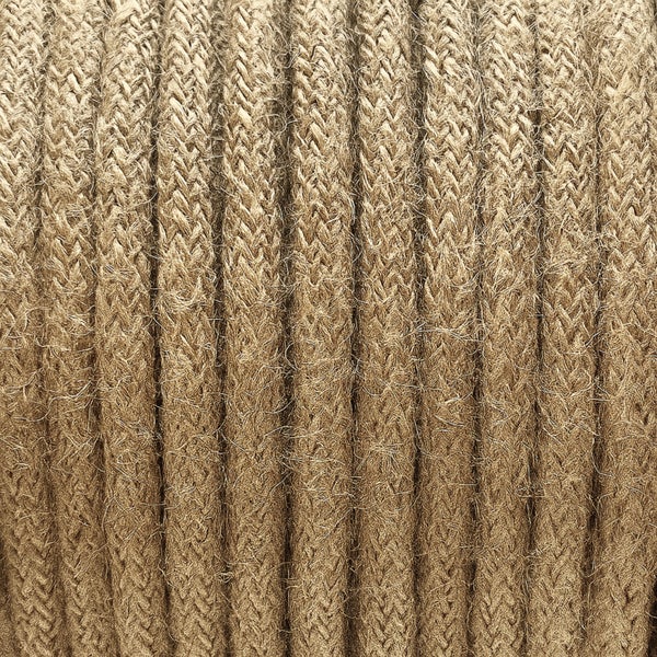 Nahaufnahme einer gewickelten Textilleitung