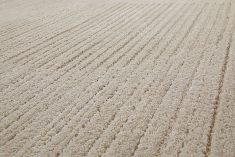 Kurzflor Teppich Creme Beige Sven WECONhome 120x170 cm