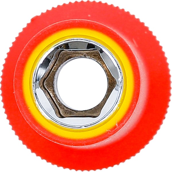 BGS VDE-Steckschlüssel-Einsatz Sechskant Antrieb Innenvierkant 12,5 mm (1/2) SW 10 mm - 72060
