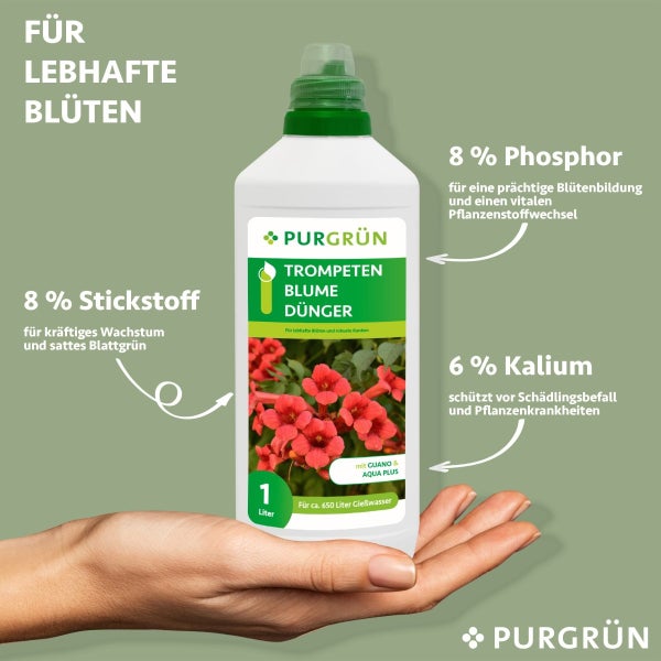 Purgrün Trompetenblume-Dünger 1 Liter