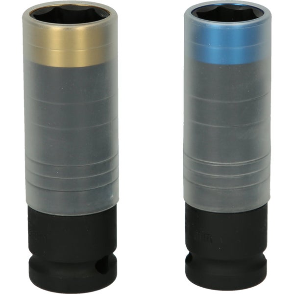 KS TOOLS SlimPOWER Alu-Felgen Kraft-Stecknuss-Satz 2tlg. 1/2 - 515.0989