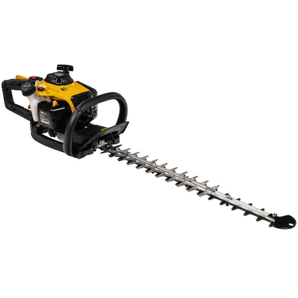 Benzin Heckenschere Texas HTL2300 – 56 cm Schnittlänge, 23 cm³ Motor, 2-Takt, Doppelklinge mit drehbarem Griff