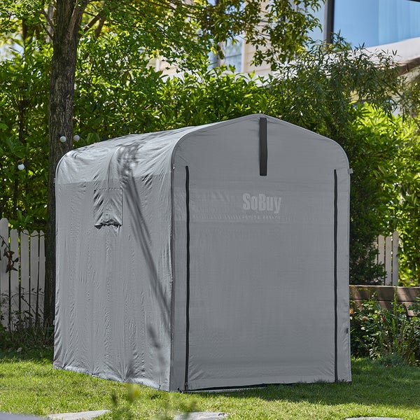 SoBuy Gerätehaus aus Textilgewebe für den Garten