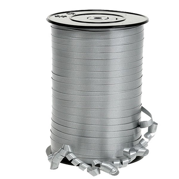 Rolle silbernes Kräuselband