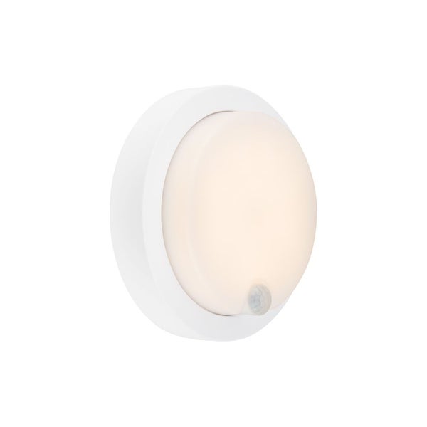 Battery LED Outdoor Wall Light,Sensor,White,LED/4W