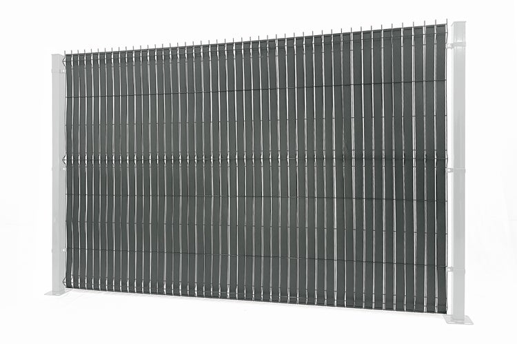 PVC Sichtschutzstreifen 400m BALDO B.46mm Grau