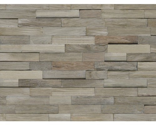 Holzverblender Teak Reclaimed Gun Smoke 20x50 cm