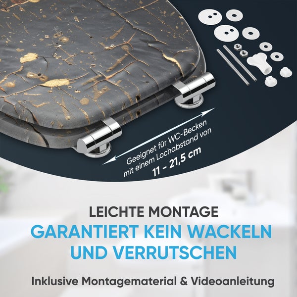 WC-Sitz mit Absenkautomatik Shield