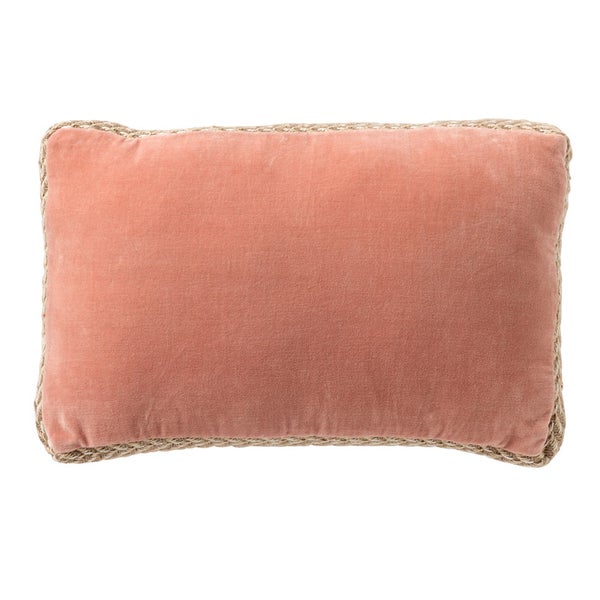 Manoe Kissenbezug - Unifarben 30x50 cm, Rosa