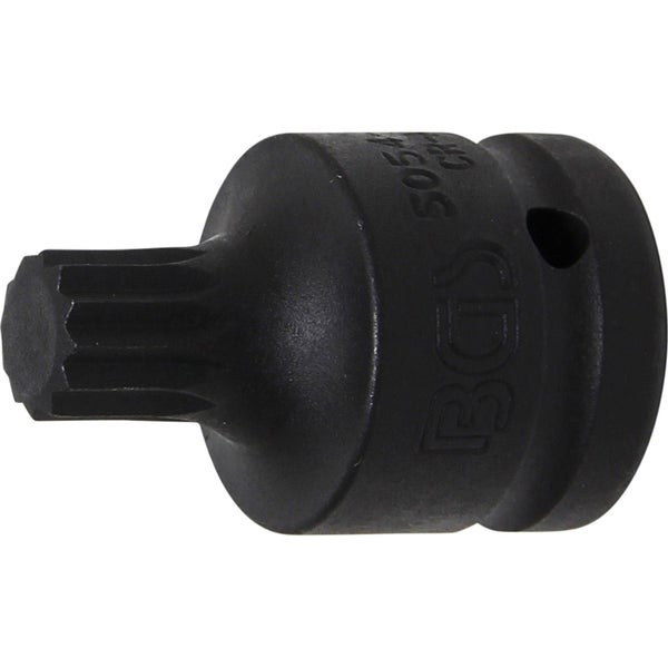 BGS Kraft-Bit-Einsatz Antrieb Innenvierkant 20 mm (3/4) Innenvielzahn (für XZN) M16 - 5054-M16