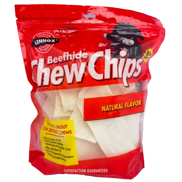 Lifebound - Hundesnack: Rinderhaut-Chips mit natürlichem Geschmack für Hunde – 1 Packung (453,5 g)