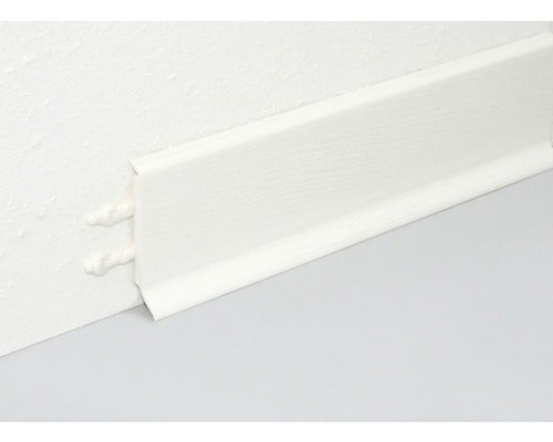 Kernsockelleiste weiß KU003 14x60x2500 mm