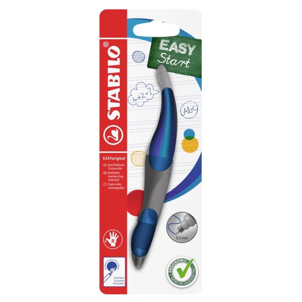 STABILO EASYoriginal ergonomischer, nachfüllbarer Tintenroller für Rechtshänder in der Originalverpackung.