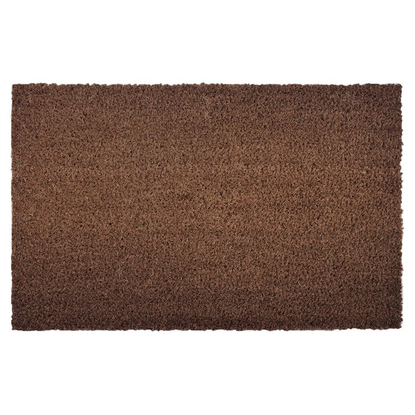 FLOORDIREKT Fußmatte Kokos - Eingangsmatte aus Kokos - Fußabtreter - Braun - 17 mm - 50 x 80 cm