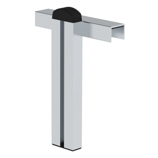 Möbelbein aus Metall mit verstellbarem Fuss