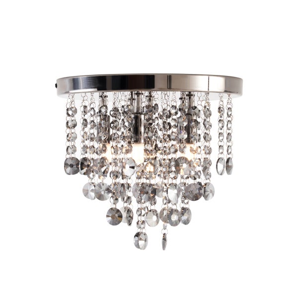 Deckenleuchte mit Kristallbehang