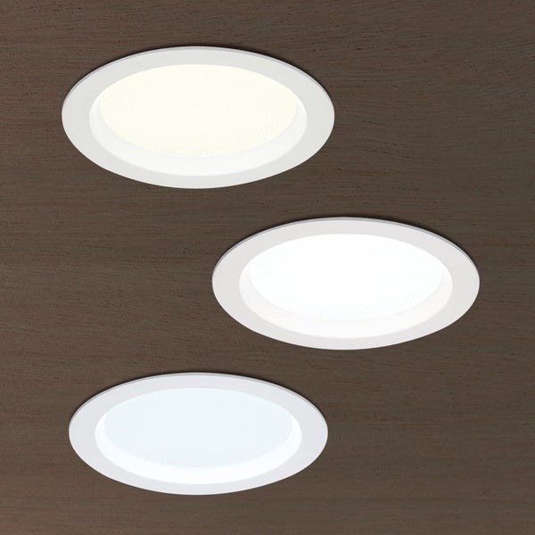 LED Einbaustrahler IP44 Dimmbar CCT 3000K 4000K 6000K Weiß Ø 17 cm