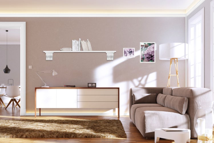HOMESTAR Lichtleiste Dana (45 x 48 mm), Länge 2m, LED-fähig