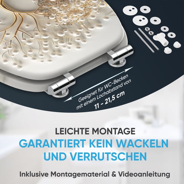 WC-Sitz mit Absenkautomatik Tree of Life
