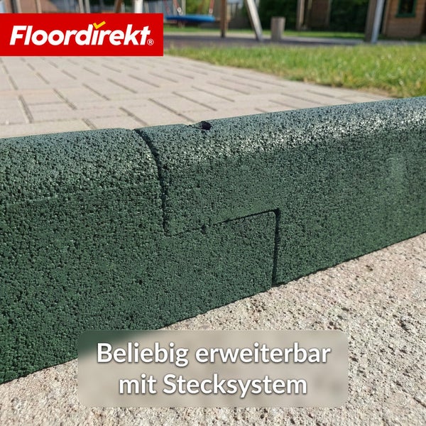 Floor direkt Rasenkante aus Gummi mit Stecksystem