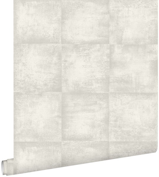 Tapete mit quadratischem Design in Steinoptik