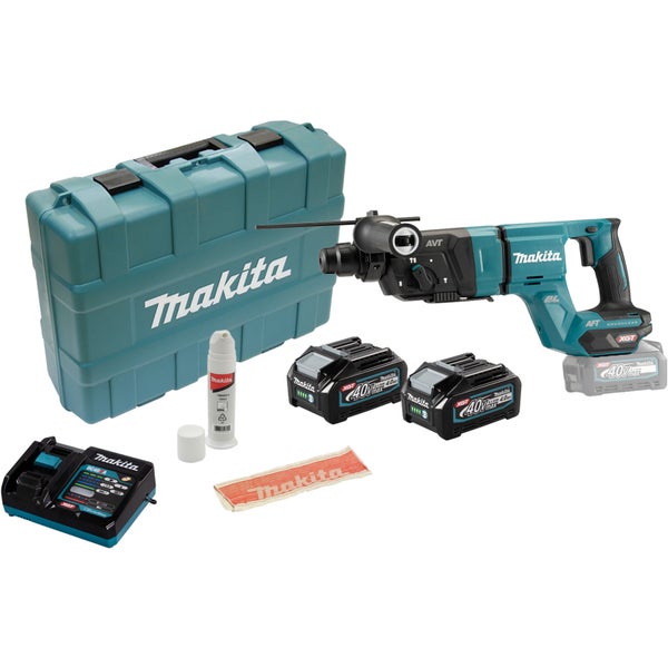 Makita HR007GM201 Akku-Kombihammer SDS-PLUS 40V max. / 2x 4,0 Ah Akku + Ladegerät Koffer