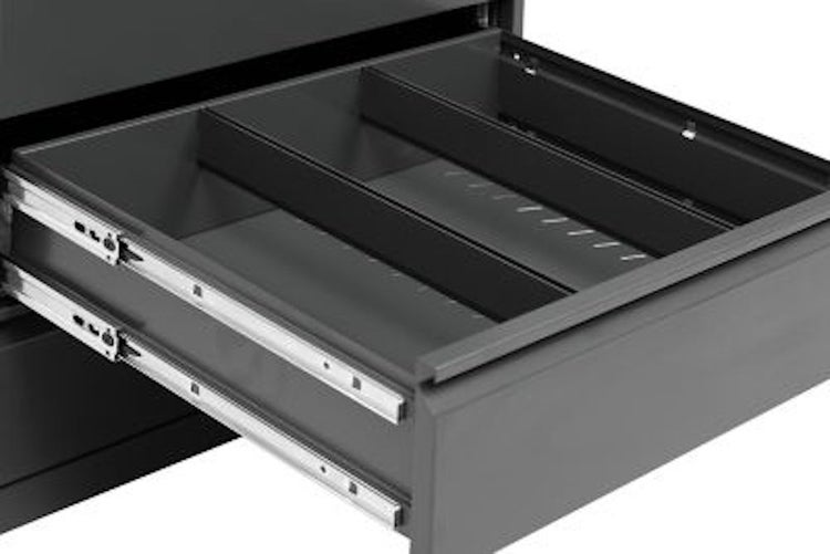 PROREGAL Karteischrank Mare 6 Schubladen HxBxT 132 x 76 x 62 cm Anthrazit