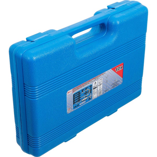 Steckschlüssel-Satz in blauem Werkzeugkoffer