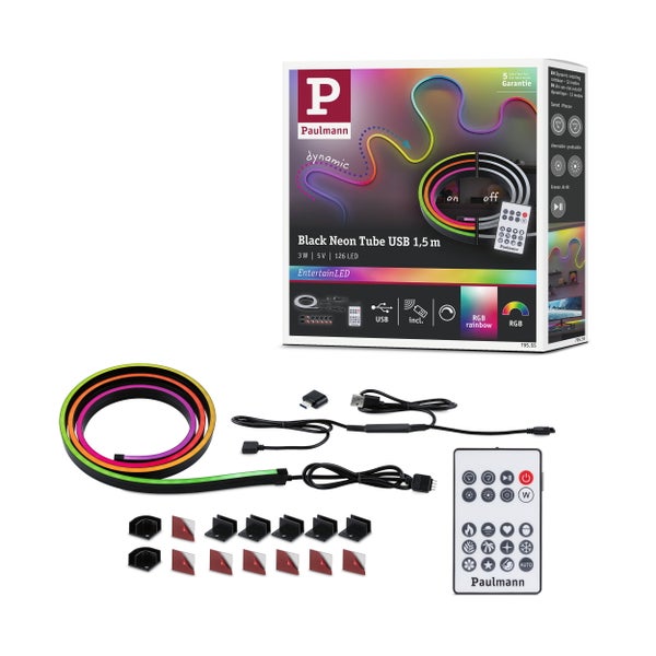 Wohnzimmer mit LED Strips für indirekte Beleuchtung MaxLED 250