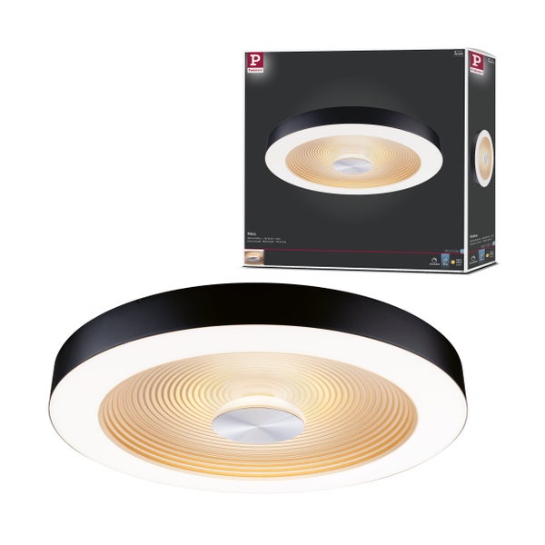 LED Deckenleuchte mit 400 Millimeter Durchmesser und 2900 Lumen Lichtstrom für den Innenbereich inklusive technischer Produktdaten und Montageinfo