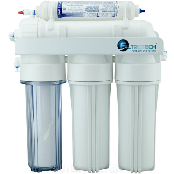 Filtrotech Wasserfiltersystem mit drei Filterstufen zur Wasseraufbereitung im Haushalt