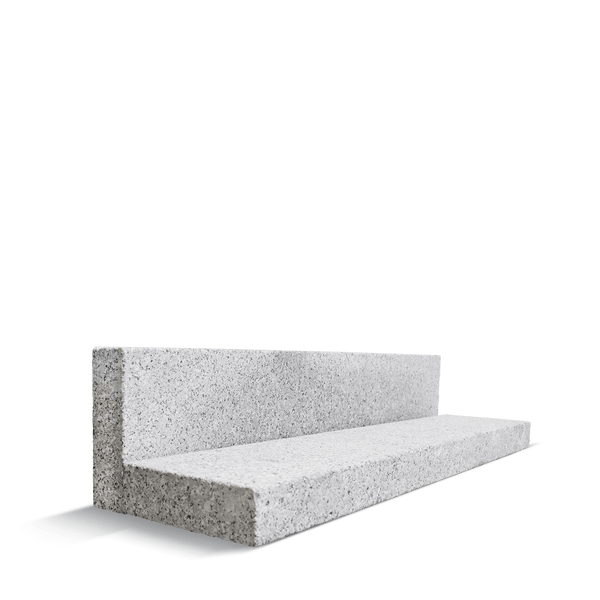 Galamio Granit Rasenkanten 100*25*8 » gesägt & kugelgestrahlt « 954kg Palette