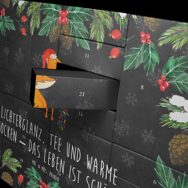 Mr. & Mrs. Panda Befüllbarer Adventskalender Fuchs Weihnachten - Schwarz