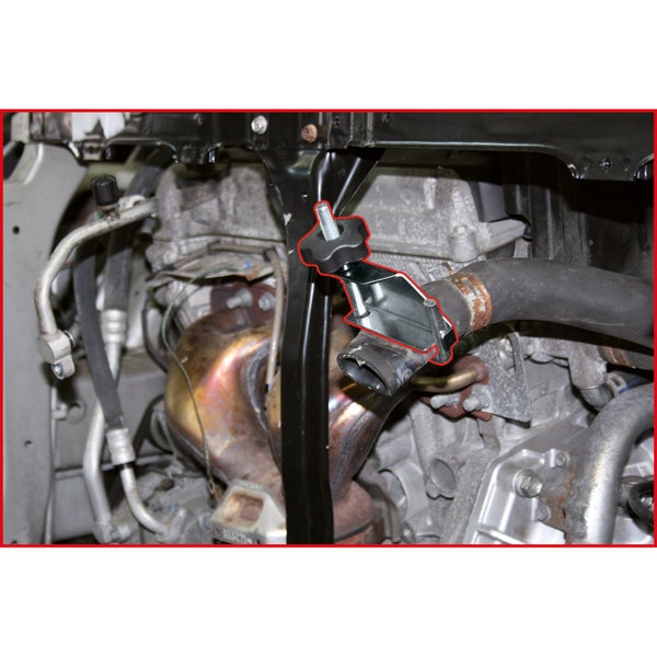 Motorraum mit Halterung