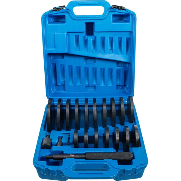 Lagersatz in einem blauen Werkzeugkoffer