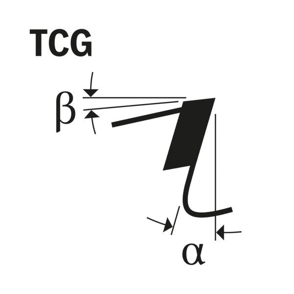 TCG Schneidezahngeometrie Darstellung