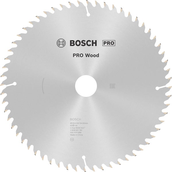 Bosch PRO Wood Kreissägeblatt 235 x 2,8 x 30 mm - 2608641192